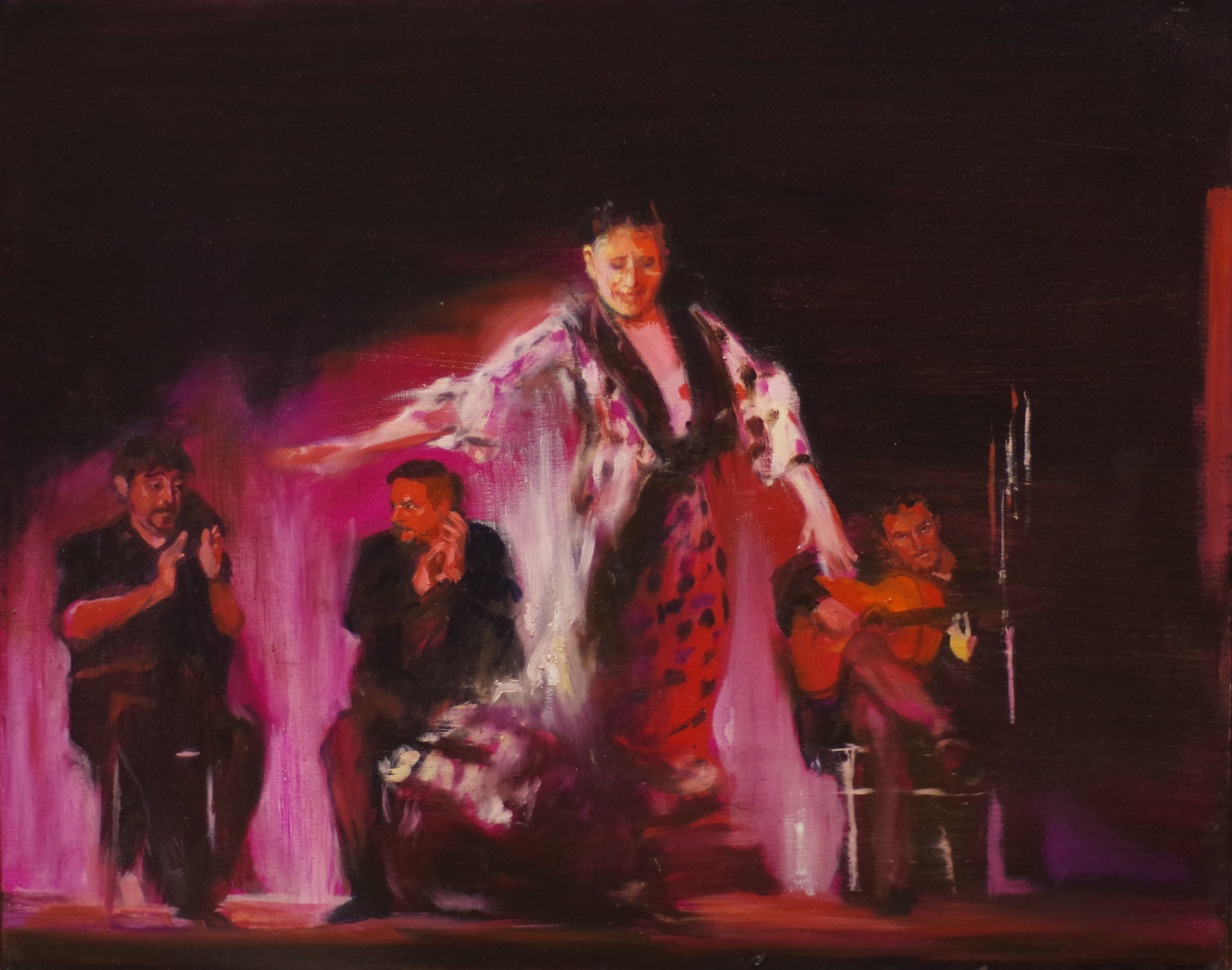 'Light explosion' (oil on canvas, 73x60)