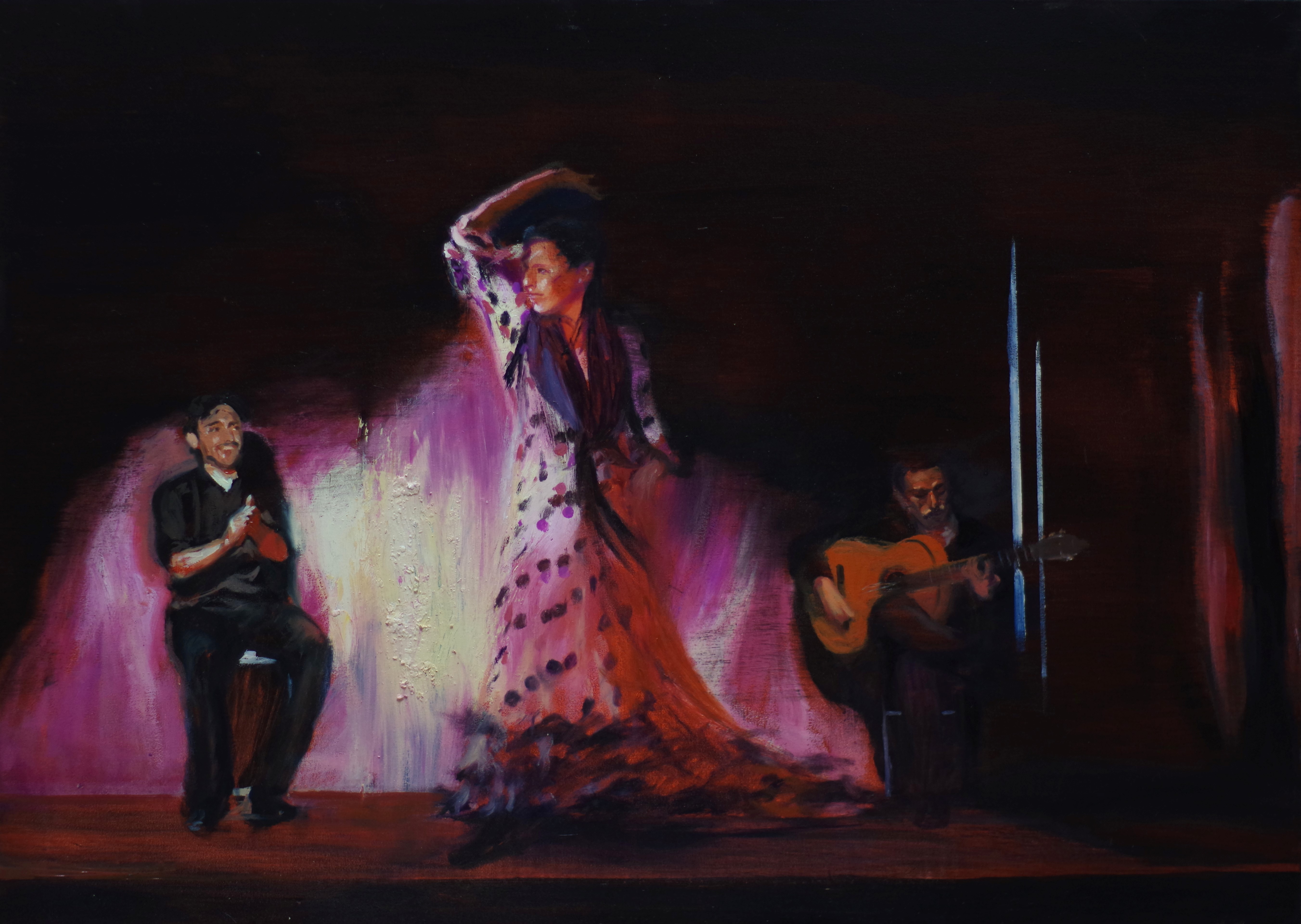 'Estallido', (100x73, oil on canvas)