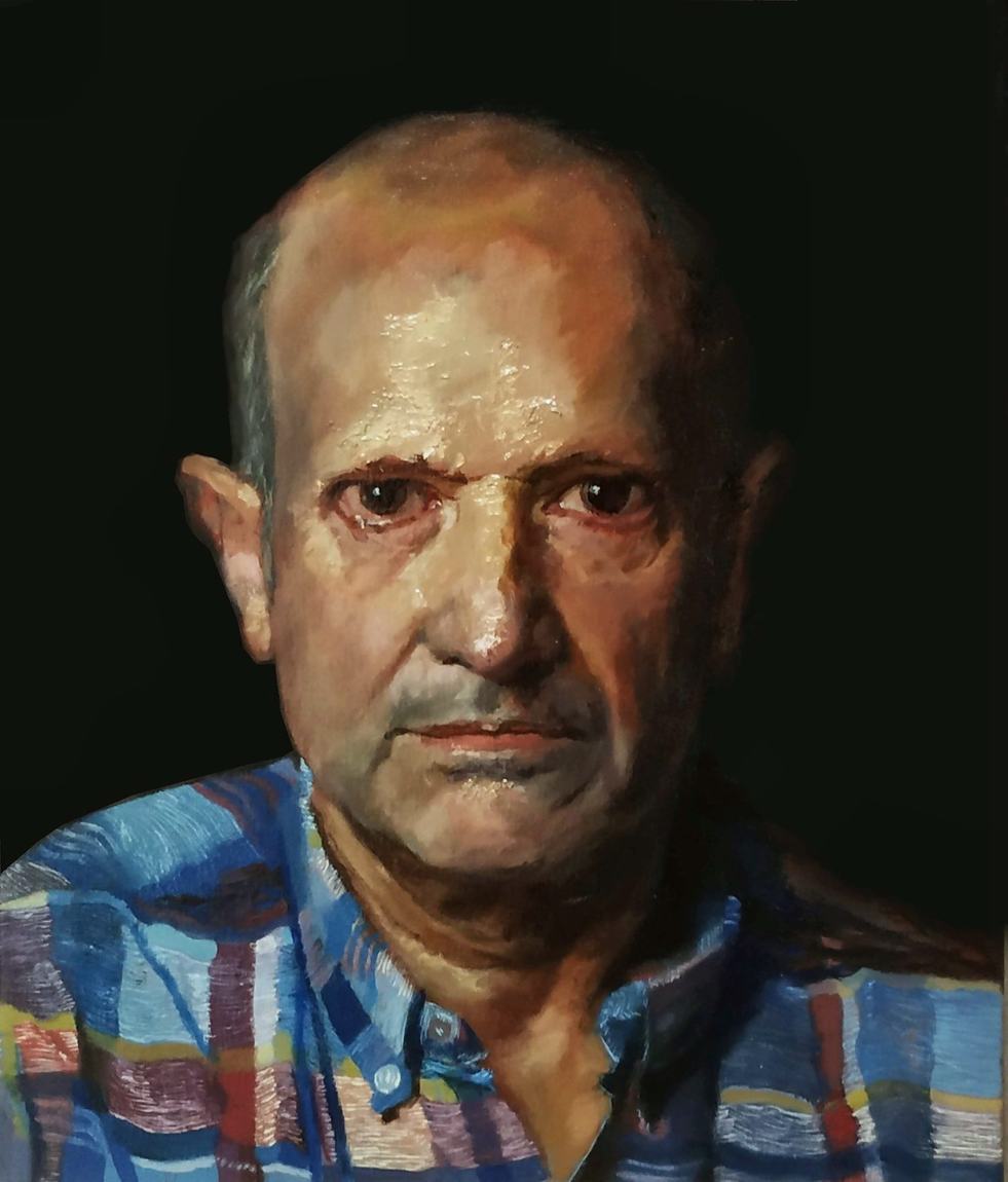 Aita — Óleo sobre lienzo · 60 × 40 cm