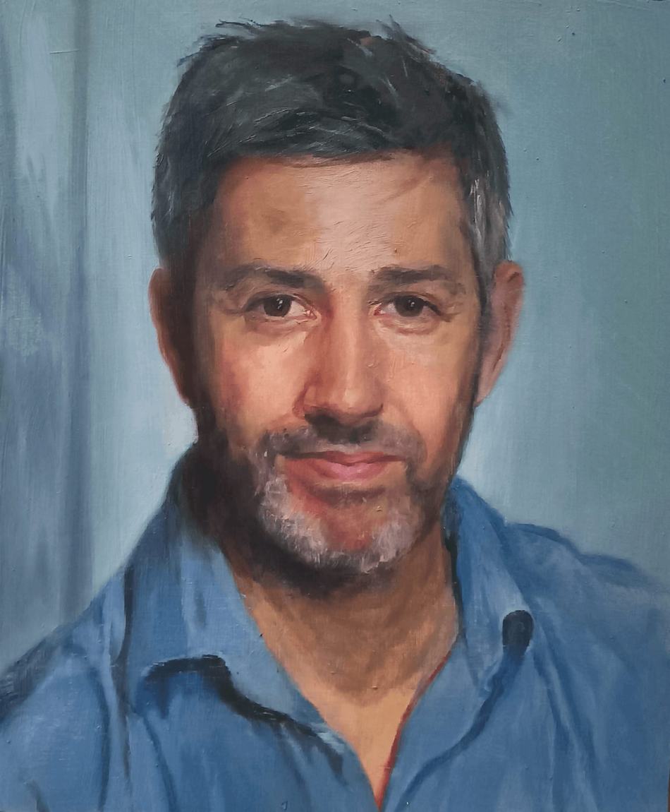 Alfredo — Óleo sobre lienzo · 30 × 50 cm