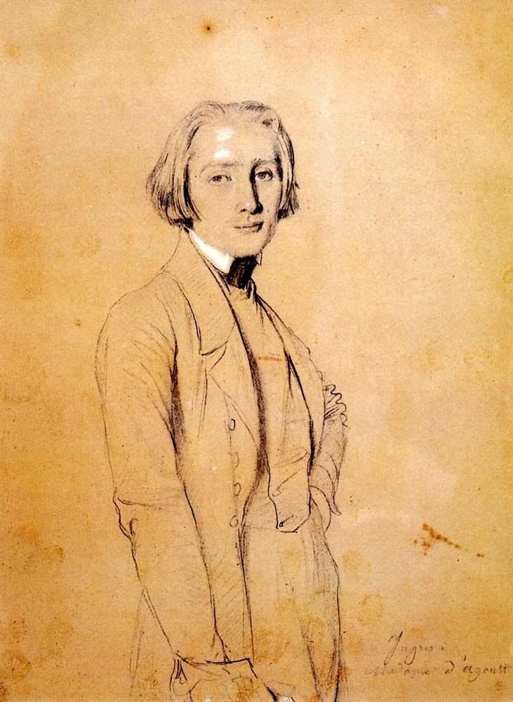 Franz Liszt, Jean-Auguste-Dominique Ingres, 1839