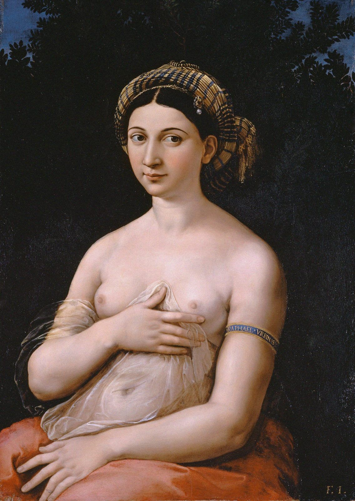 La Fornarina, Rafael, h. 1519