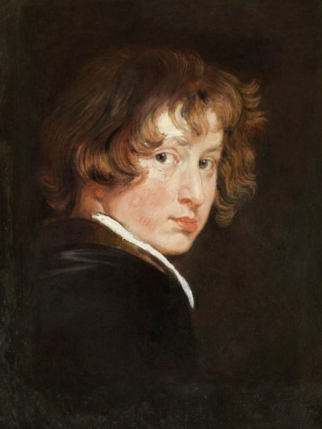 Autorretrato juvenil, Anton van Dyck, h. 1613-1614