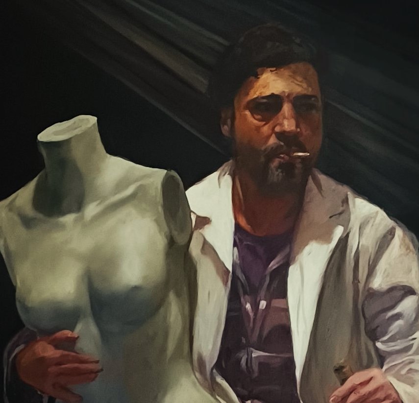 Detalle de Retrato de un artista enamorado