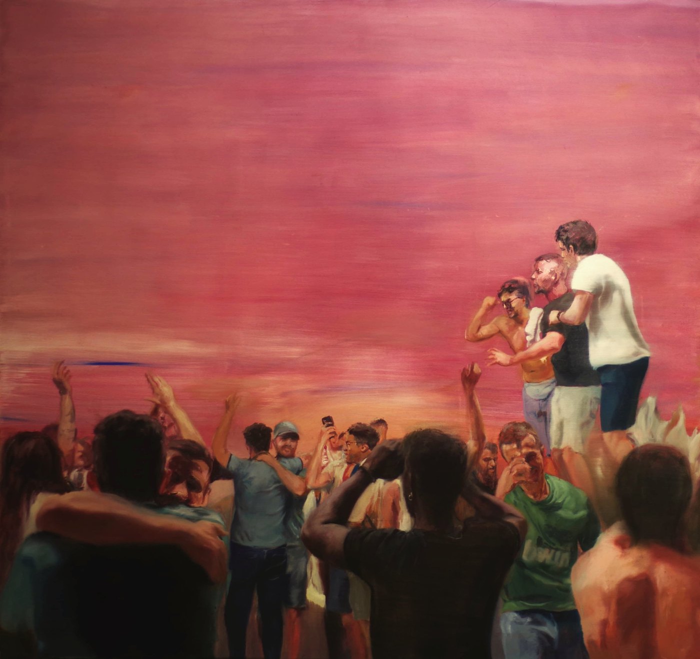 Sueño de un instante, óleo sobre lienzo de Mikel Pinto