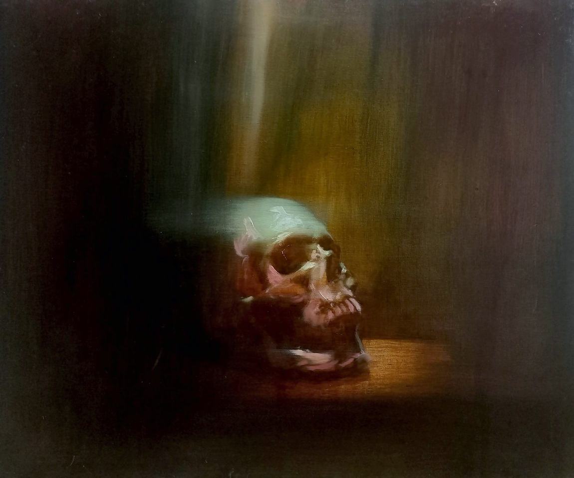 Vanitas — Óleo sobre lienzo · 73 × 60 cm